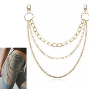 Belt Chain, Layered Belt Chain, Trouser Chain, Wallet Chain